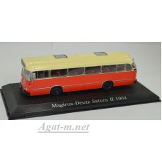 Масштабная модель Автобус MAGIRUS-DEUTZ Saturn II 1964 Red/Yellow